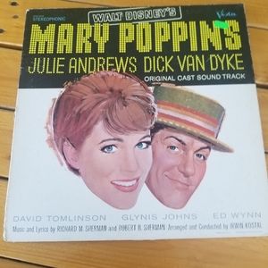 Vintage Vinyl Record Mary Poppins
